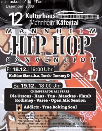 Mannheim HipHopConvention Werbeplakat