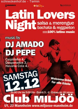 Latino Lovers Night Werbeplakat