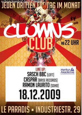 Clowns Club Werbeplakat