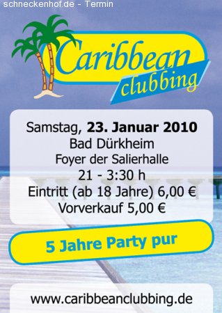 Caribbean Clubbing Werbeplakat