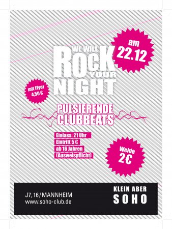 We'll Rock Your Night Werbeplakat