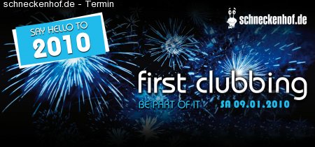 First Clubbing 2010 Werbeplakat