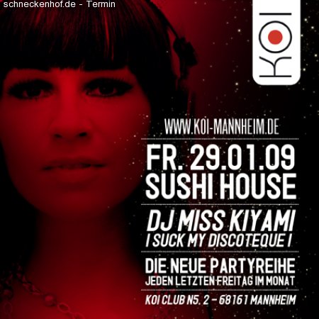 Sushi House - Miss Kiyami Werbeplakat