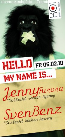 Hello my Name is...! Werbeplakat