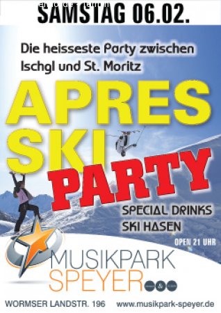 Apres Ski Party Werbeplakat