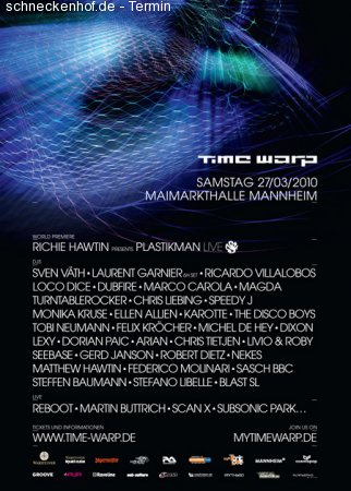 Time Warp Mannheim 2010 Werbeplakat
