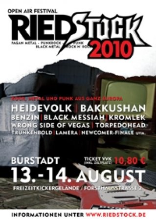 Riedstock Open Air Festival Werbeplakat
