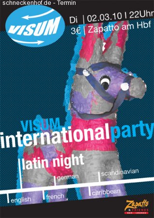 VISUM Latin Night Werbeplakat