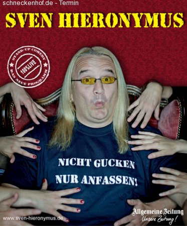 Sparkasse ComedyDay präsentiert Sven Hieronymus Werbeplakat