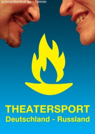 Theatersport Deutschland - Russland Werbeplakat