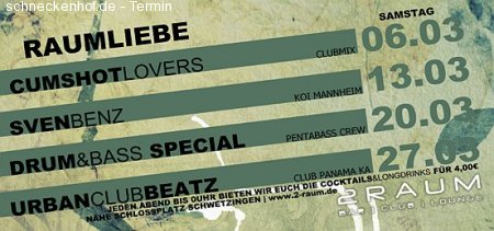 Raumliebe: Urban Club Beatz Werbeplakat
