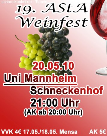 AStA Weinfest Werbeplakat