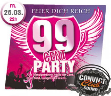 99 Cent Party Werbeplakat