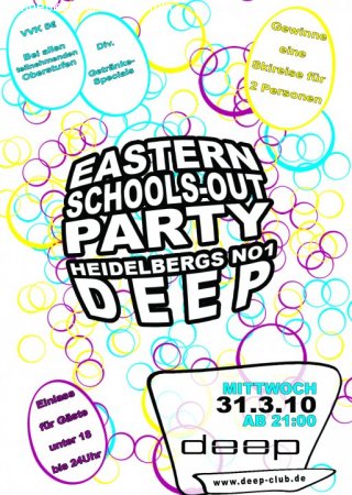 college vibez - schools out party Werbeplakat