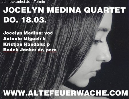 Jocelyn Medina Quartet feat. Bodek Janke, Antonio Miguel & Kristjan Randalu Werbeplakat