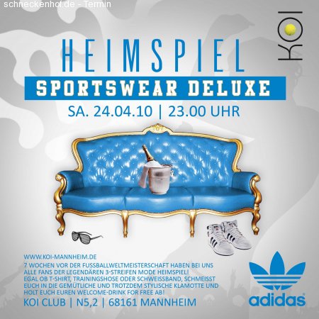 Heimspiel - Sportswear Deluxe Werbeplakat