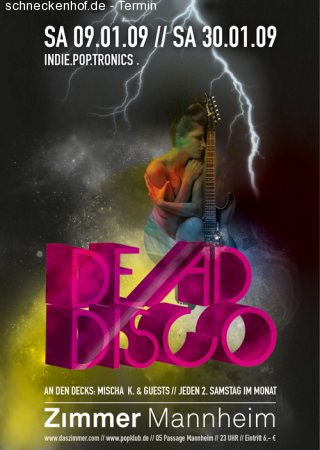 Dead Disco Werbeplakat
