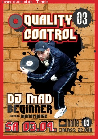 DJ MAD Werbeplakat