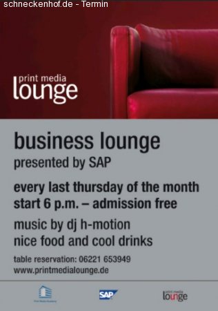 Business Lounge Werbeplakat
