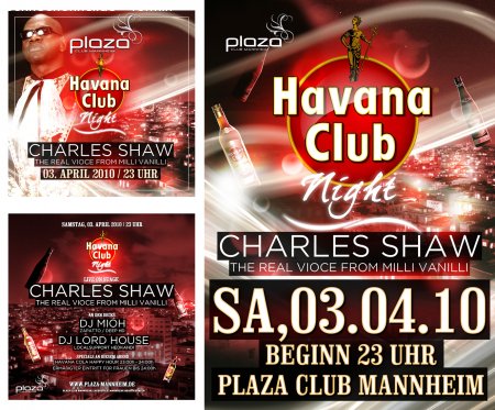 Havana Club Night Werbeplakat