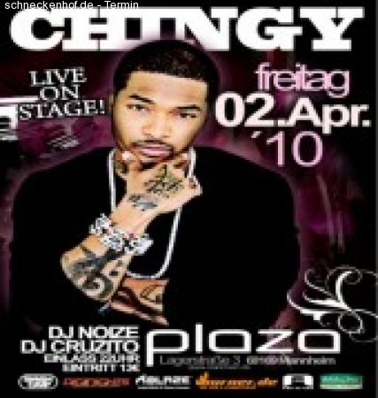 Chingy live on stage Werbeplakat