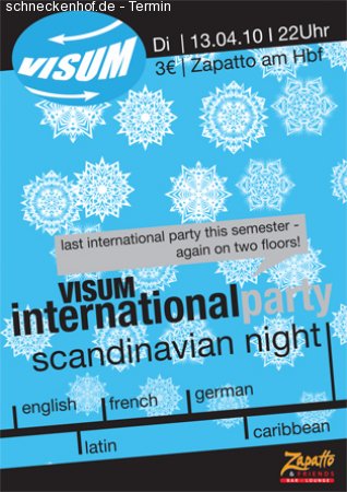 VISUM Scandinavian Night Werbeplakat