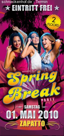 Mannheimer Spring Break Party Werbeplakat