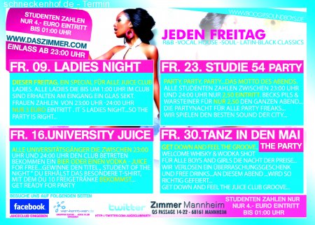 university juice Werbeplakat