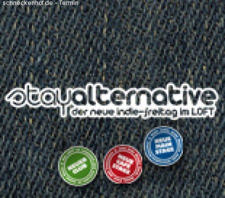 Stay Alternative - Indie Freitag Werbeplakat