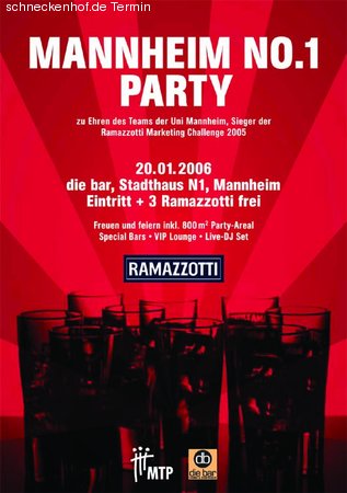 Mannheim No. 1 Party Werbeplakat