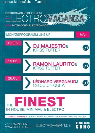 Electrovaganza Werbeplakat