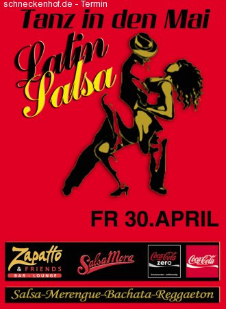 LatinSalsa / Tanz in den Mai Werbeplakat