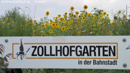 Eröffnung Zollhofgarten Werbeplakat