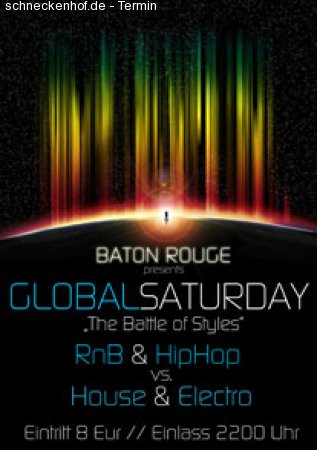 Global Saturday mit DJ Slick & DJ TAM-R Werbeplakat