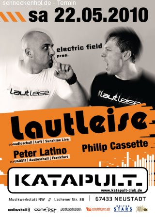 Katapult Club präsentiert LautLeise Werbeplakat