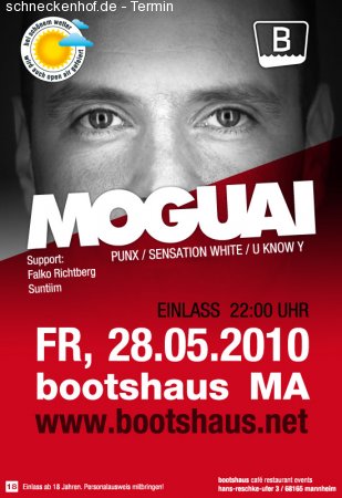 Moguai Live @ Bootshaus Werbeplakat