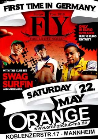 F.L.Y @ THE CLUB - SWAG SURFIN SONG!EUROPE TOUR! Werbeplakat