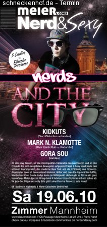 Nerd & Sexy präsentiert Nerd & The City Werbeplakat
