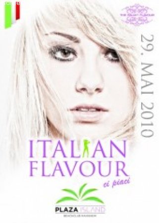 Italian Flavour-Dress in White Werbeplakat