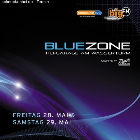 Blue Zone / Stadtfest Mannheim Werbeplakat