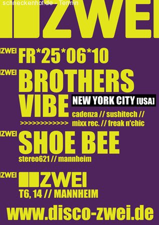 Stereo621 pres. Brothers Vibe [new york / USA] Werbeplakat