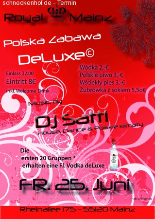 Die erste polnische Nacht! Werbeplakat