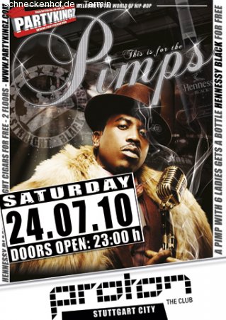 PARTYKINGZ presents: THIS IS FOR THE PIMPS Werbeplakat