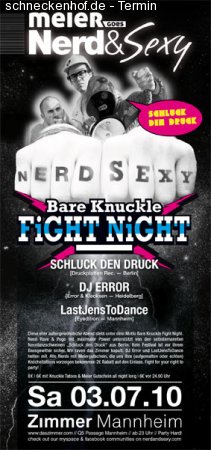 Meier goes Nerd and Sexy mit Schluck den Druck Werbeplakat