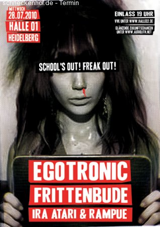 Audiolith's School's Out! Freak Out! Werbeplakat