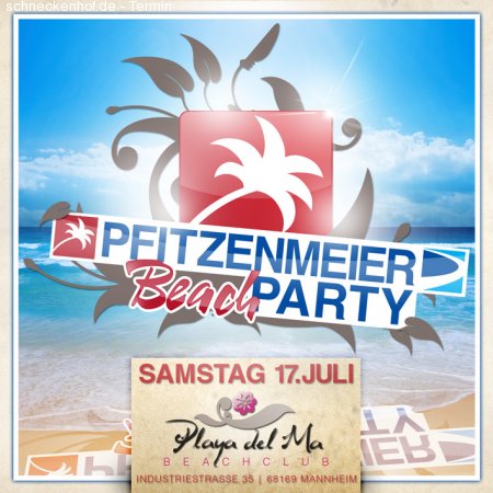 Pfitzenmeier Beach Party Vol.1 Werbeplakat