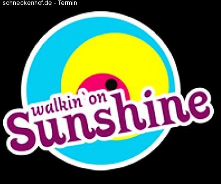 Walkin'on Sunshine - WM Deutschland - Spanien LIVE! Werbeplakat