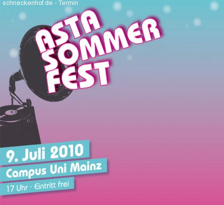 AStA-Sommerfest Werbeplakat