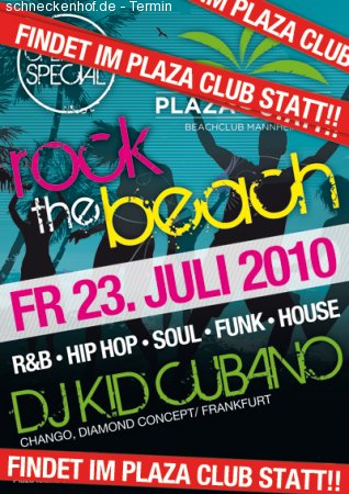 Rock The Beach - Dj Kid Cuban0 Werbeplakat