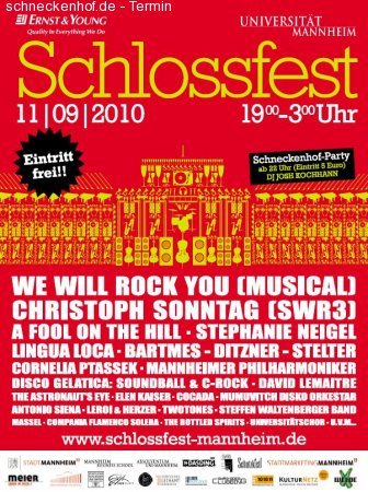Schlossfest 2010 Werbeplakat